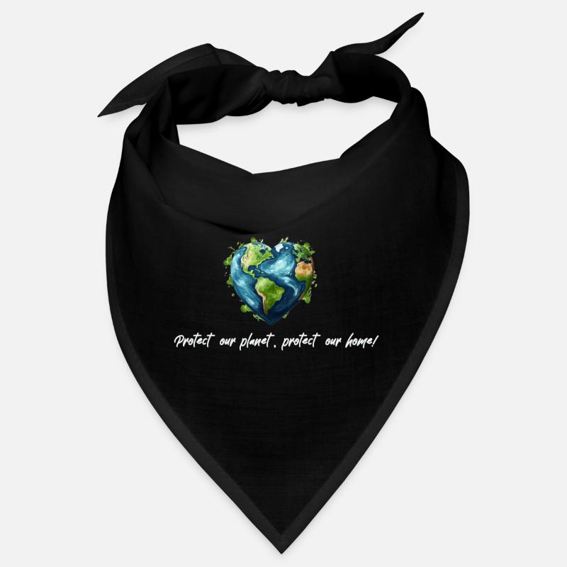 Protect our planet white Bandana
