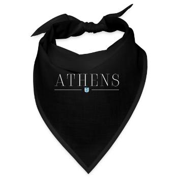 Ich liebe Athen - Bandana - Schwarz - Vorne