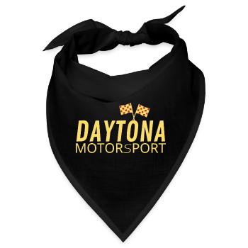Daytona Motorsport Rennsport-Geschenk - Bandana - Schwarz - Vorne