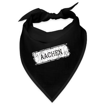 Aachen  - Bandana - Schwarz - Vorne