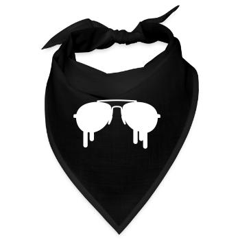 Sonnenbrille schmelzend – Aviator Cool Swag Design - Bandana - Schwarz - Vorne