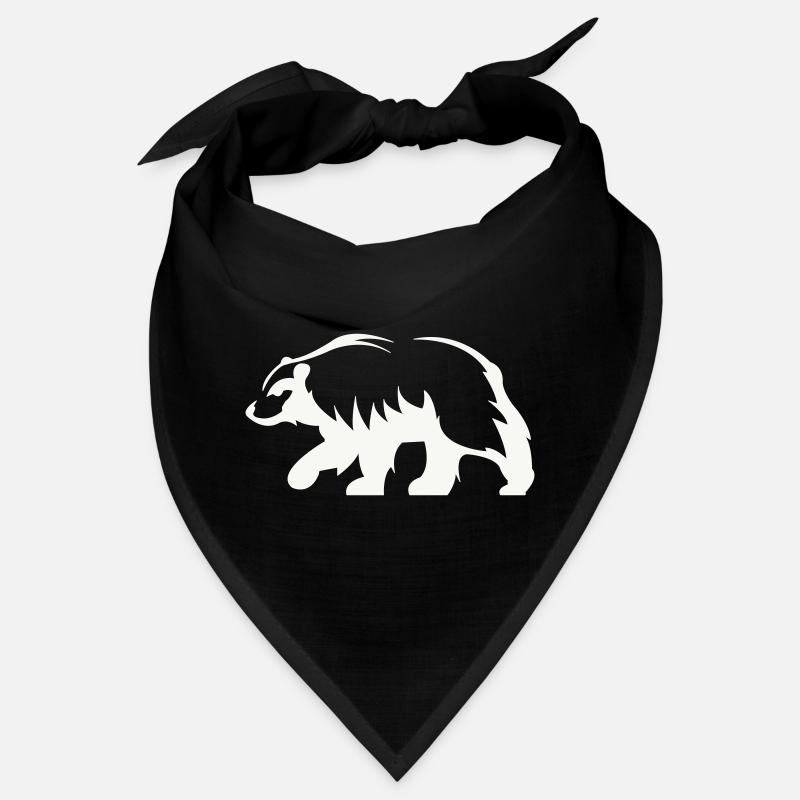 Bär Silhouette Bandana
