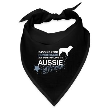 Aussie Glitzer - Bandana - Schwarz - Vorne