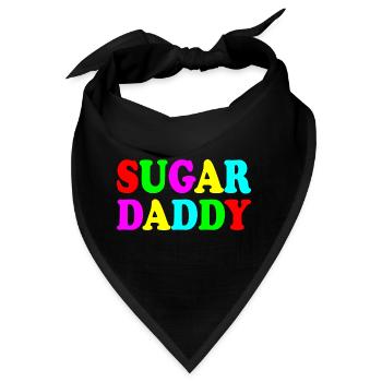 Sugar daddy - Bandana - Schwarz - Vorne