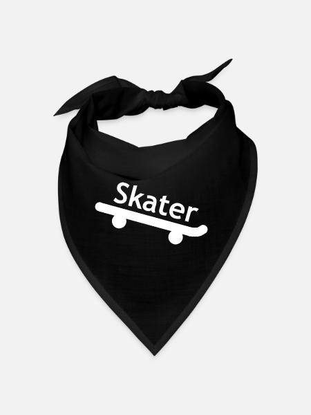Skater Shirt - urban style - Skateboard - Bandana - black