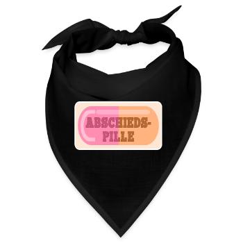ABSCHIEDSPILLE ABSCHIED - Bandana - Schwarz - Vorne