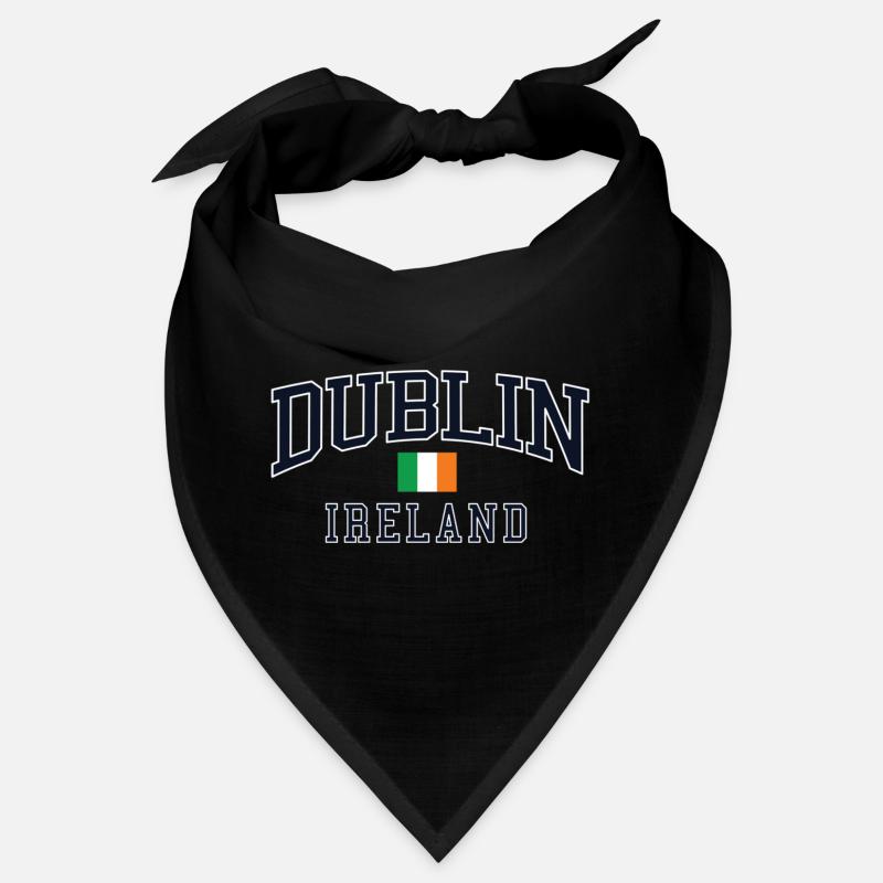 Dublin Ireland Arc Typografie Tee Bandana