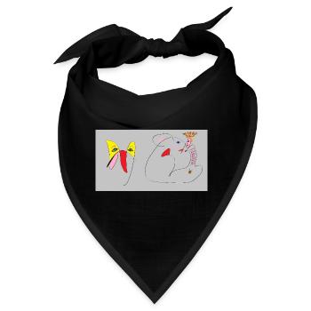 Ein peinliches erstes Date - Bandana - Schwarz - Vorne