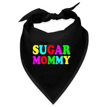 Sugar mommy - Bandana - Schwarz - Vorne