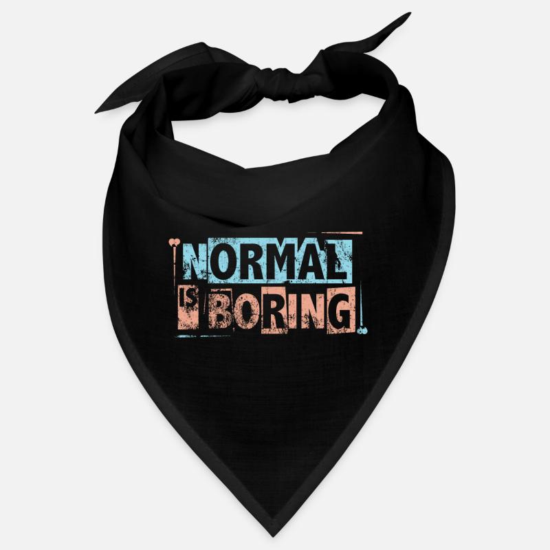 Normal is Boring - Pièces de puzzle de sensibilisation à l’autisme Bandana
