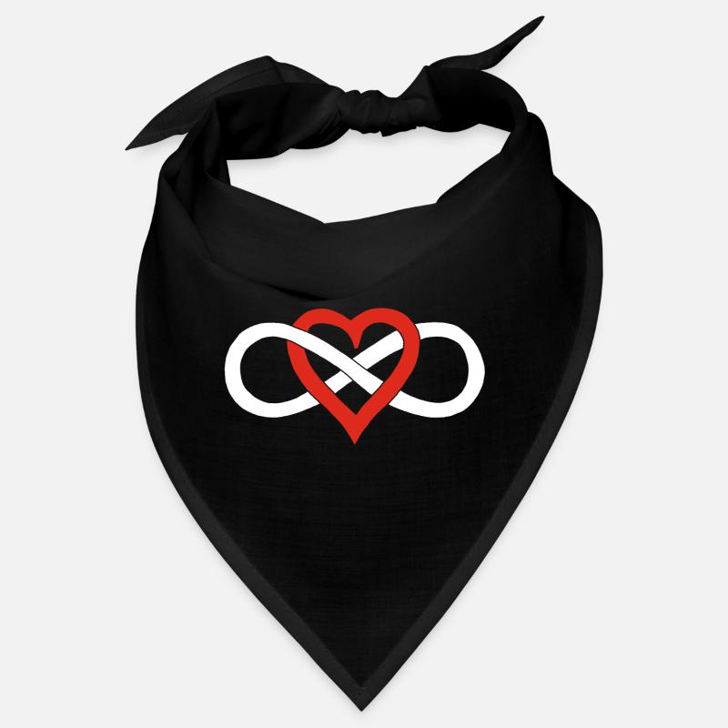 Amour infini (blanc) Bandana