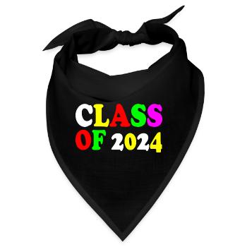 Class of 2024 - Bandana - Schwarz - Vorne