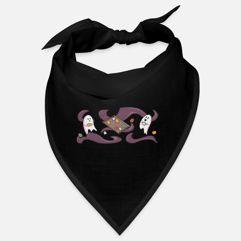 Fantômes préparant des biscuits - Motif large Bandana