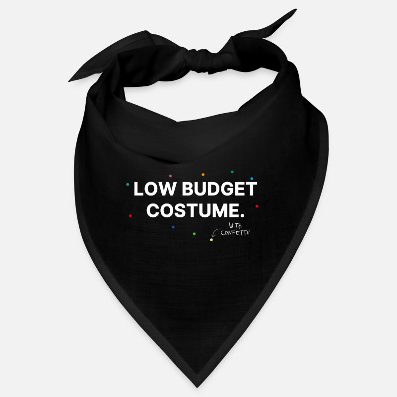 Costume à petit budget avec confettis | Anti-Carnaval Bandana