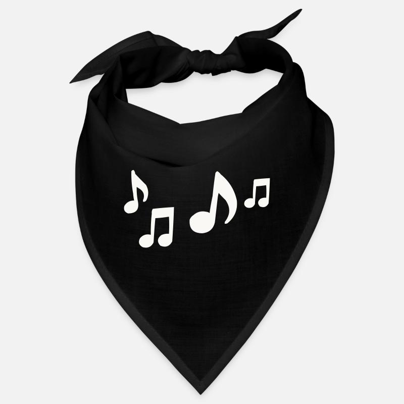 Flow of notes silhouette Bandana