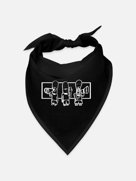 Doodle Voices with Megaphone - Bandana - black - Front