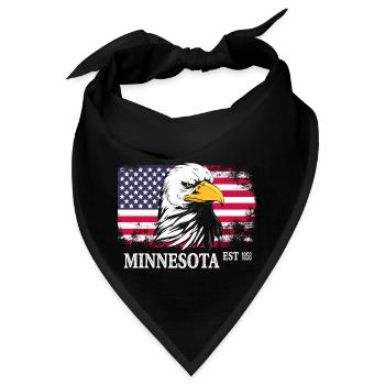 Minnesota - Bandana - Schwarz - Vorne