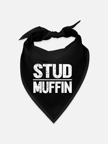 Stud Muffin - Bandana - black - Front