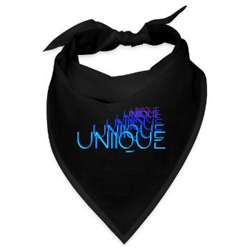 Unique - Bandana - Schwarz - Vorne