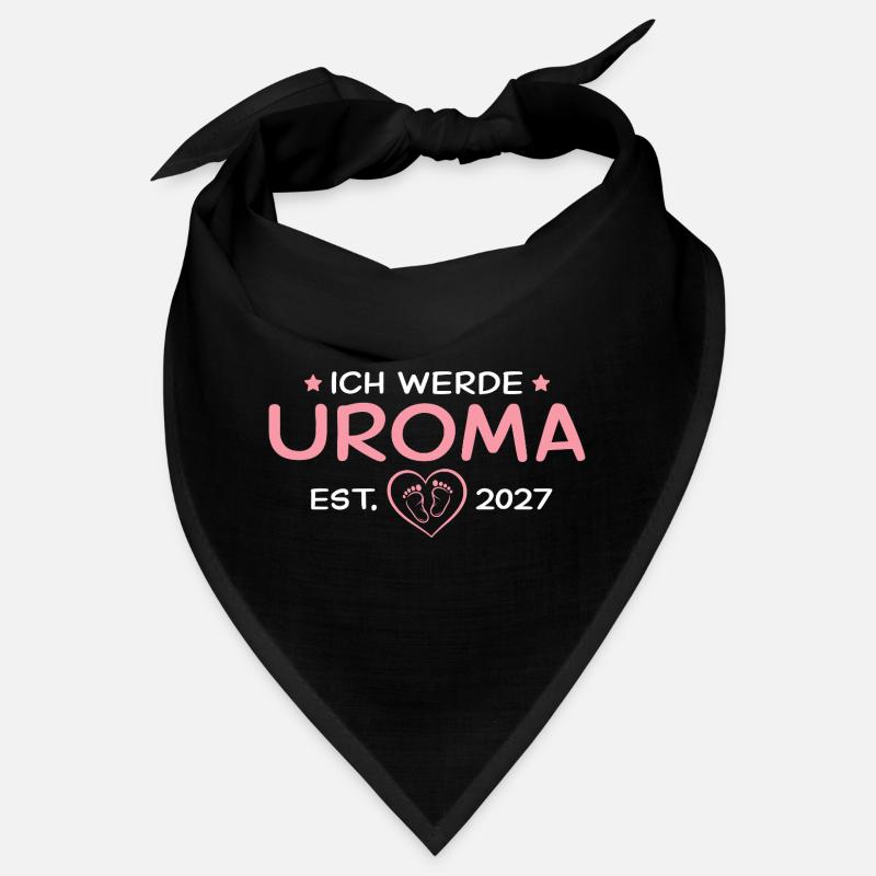 Ich werde Uroma 2027 – Urgroßmutter Geschenk Bandana