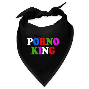 Porno king - Bandana - Schwarz - Vorne
