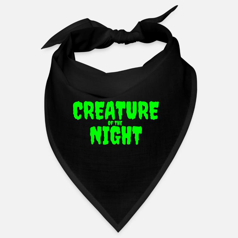 Kreatur der Nacht Horror Text Bandana