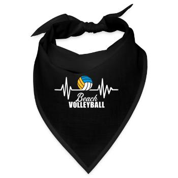 Beachvolleyball - Bandana - Schwarz - Vorne