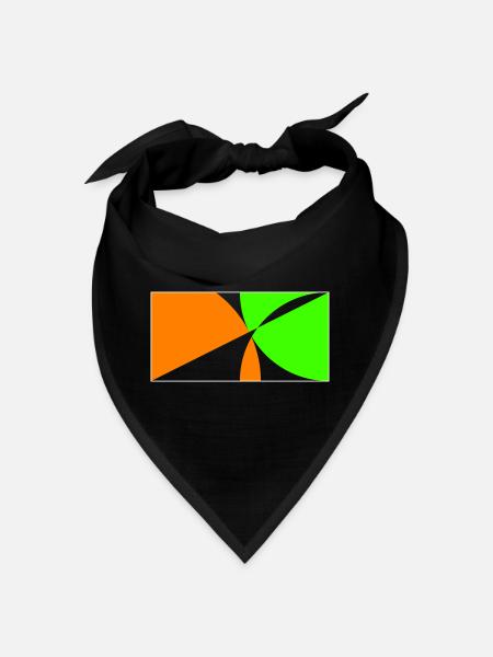 Am Ball bleiben! - Bandana - Schwarz - Vorne