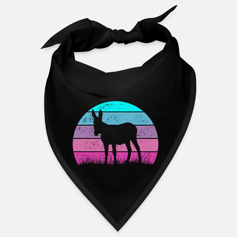 Mule d’âne - Bandana - noir
