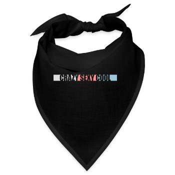 crazy sexy cool Design - Bandana - Schwarz - Vorne