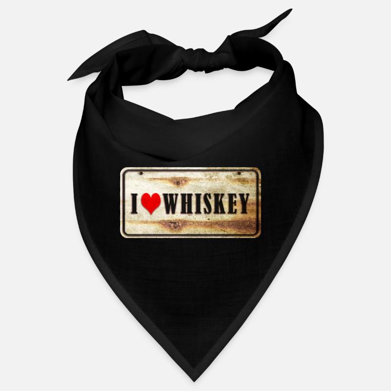 Whisky Vintage Schild Bandana