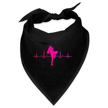 Thaibox Damen Thaiboxen Thaiboxer Herren Muay Thai - Bandana - Schwarz - Vorne