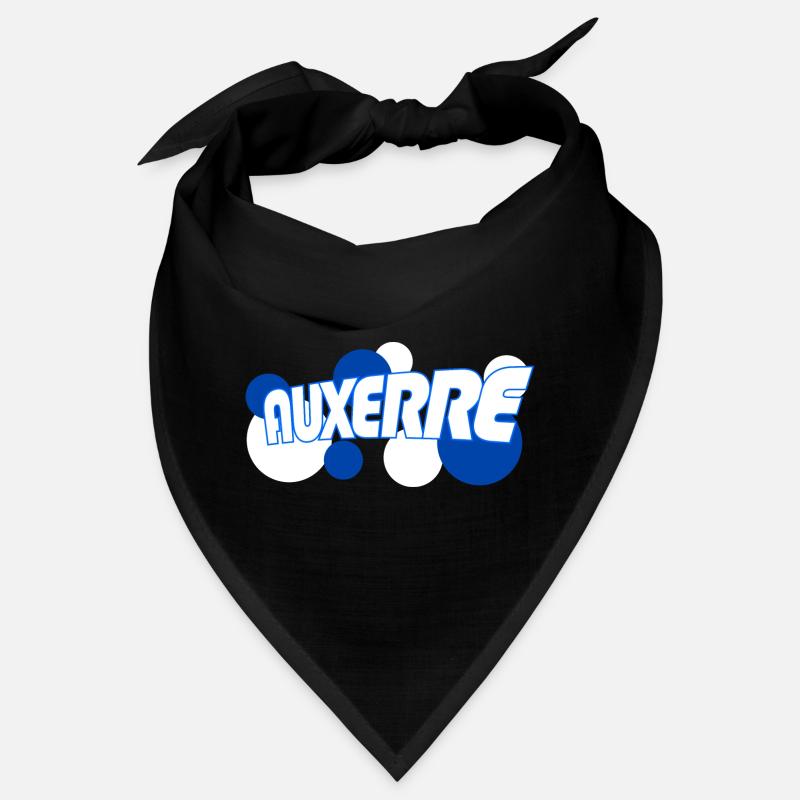 Auxerre Retro Tippfehler Blau Bandana