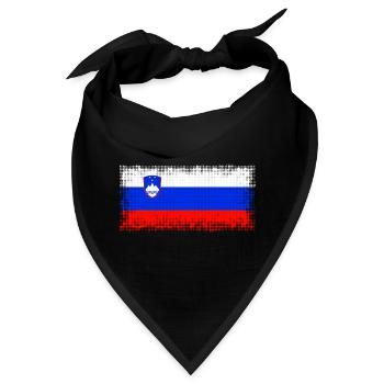 Slowenien Slowenien - Bandana - Schwarz - Vorne