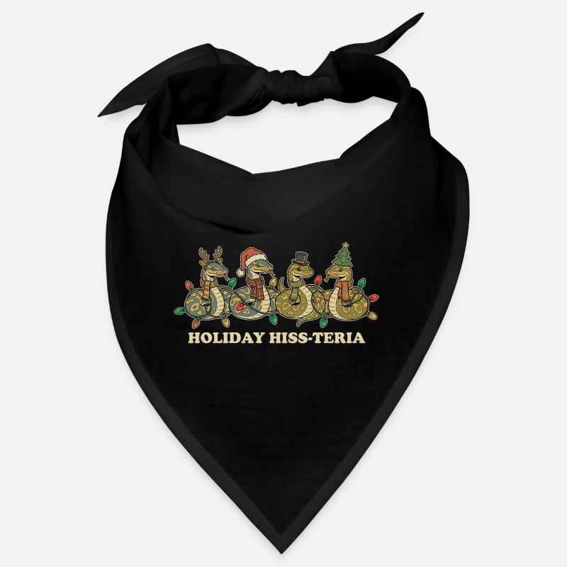 King Python Christmas Lights Gift Bandana