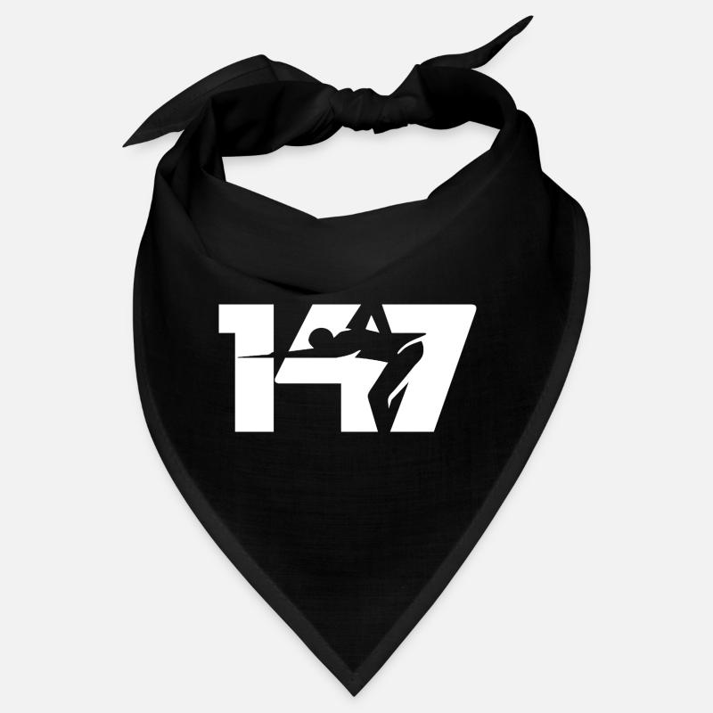 147 Snooker Icon (White) Bandana