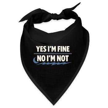 Perimenopause Humor Perimenopause - Bandana - Schwarz - Vorne