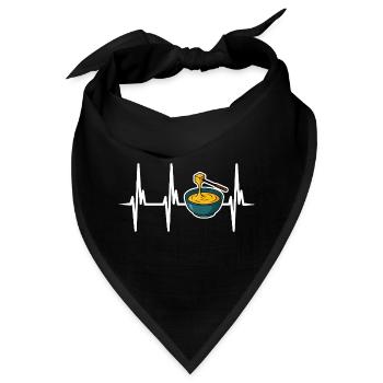 Ich liebe Käsefondue - Bandana - Schwarz - Vorne