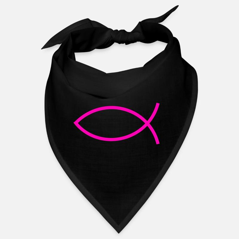 Jesus fish pink ichthys fish fish fish Bandana
