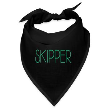 Skipper - Bandana - Schwarz - Vorne