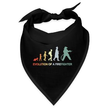Feuerwehrmann Evolution - Bandana - Schwarz - Vorne