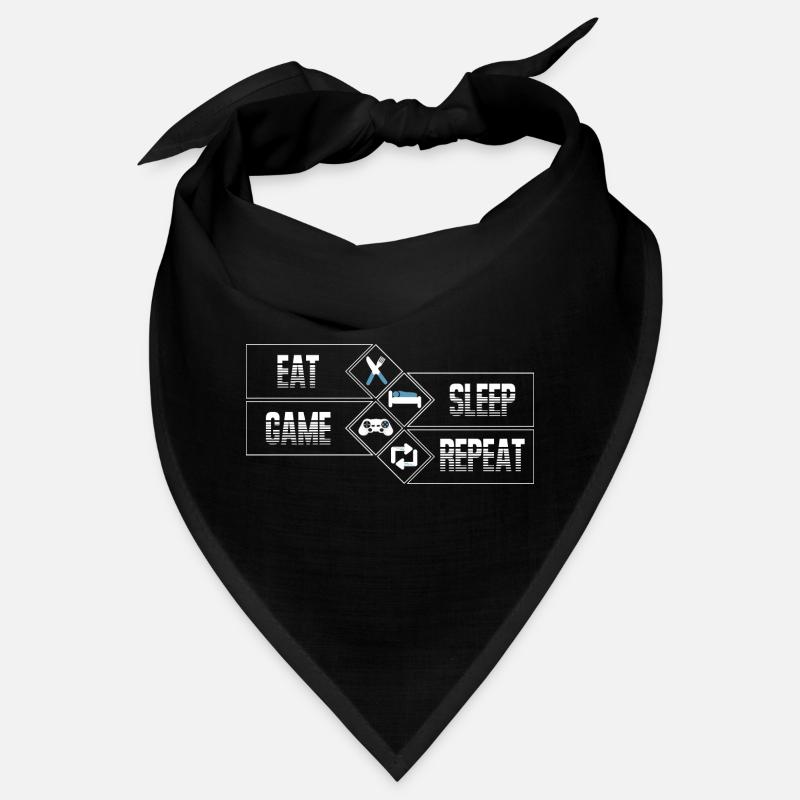 Jeux sur PC - Eat Sleep Game Repeat Bandana