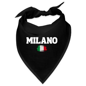 Milano Mailand Milan Italia - Bandana - Schwarz - Vorne