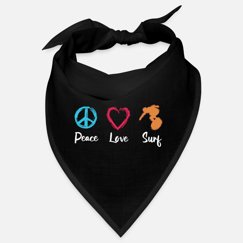 Frieden Liebe Surfen Bandana