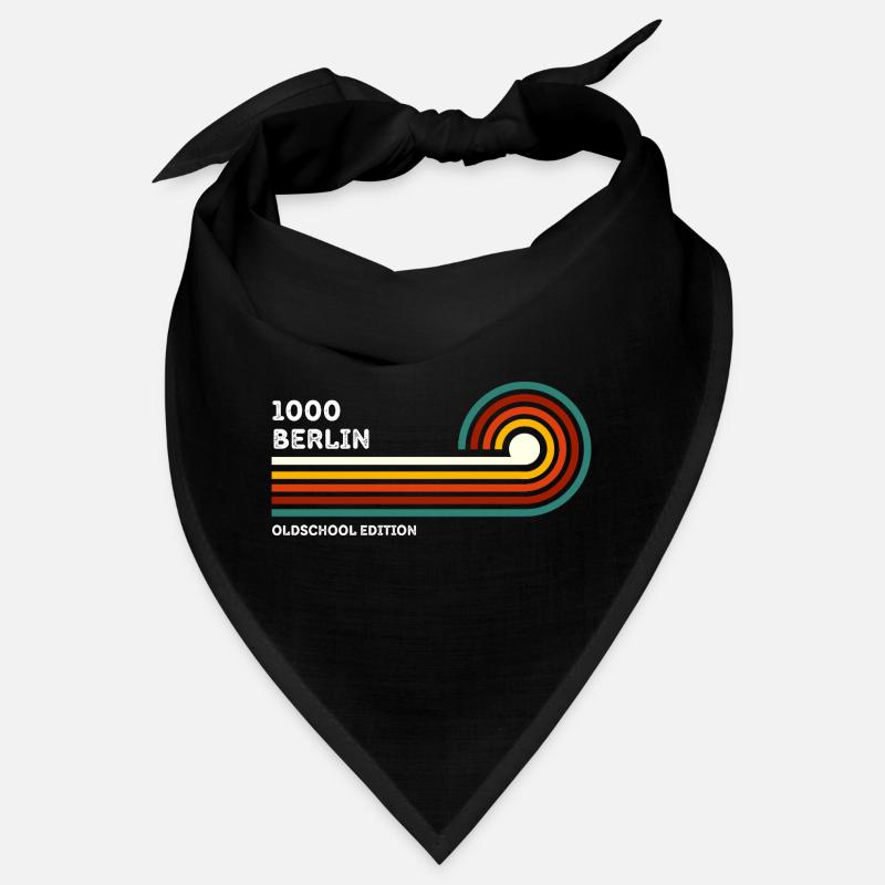 Berlin Chemise Rétro Code Postal 1000 Code Postal Souvenir Bandana