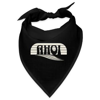 Ahoi - Bandana - Schwarz - Vorne