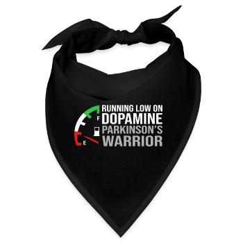 Parkinson Krankheit - Bandana - Schwarz - Vorne