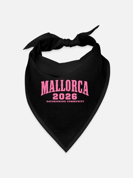 Malle 2026 Daydrinking Community - Bandana - Schwarz - Vorne