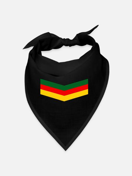 Couleurs kurdes - Bandana - noir - Devant