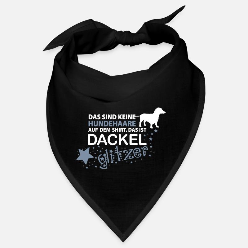 Dackel Glitzer Bandana